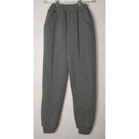 Unbranded Boys  20" Waist 25.5" Inseam Gray Fleece Sweatpants Joggers Lounge - Picture 1 of 5